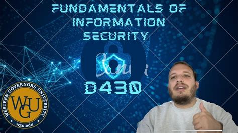 Fundamentals of information security - d430. Things To Know About Fundamentals of information security - d430. 